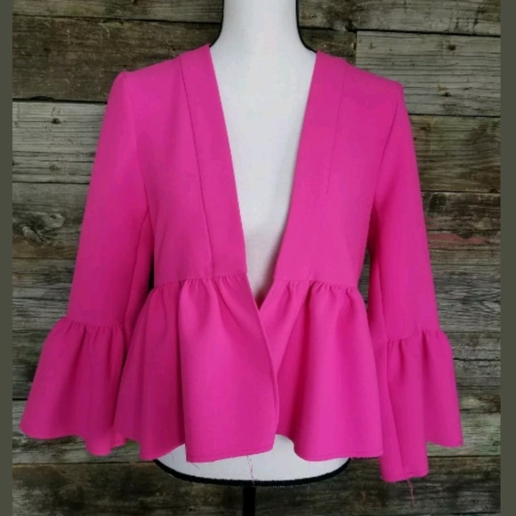Topshop Jackets & Blazers - TopShop Crop Frill Jacket 6